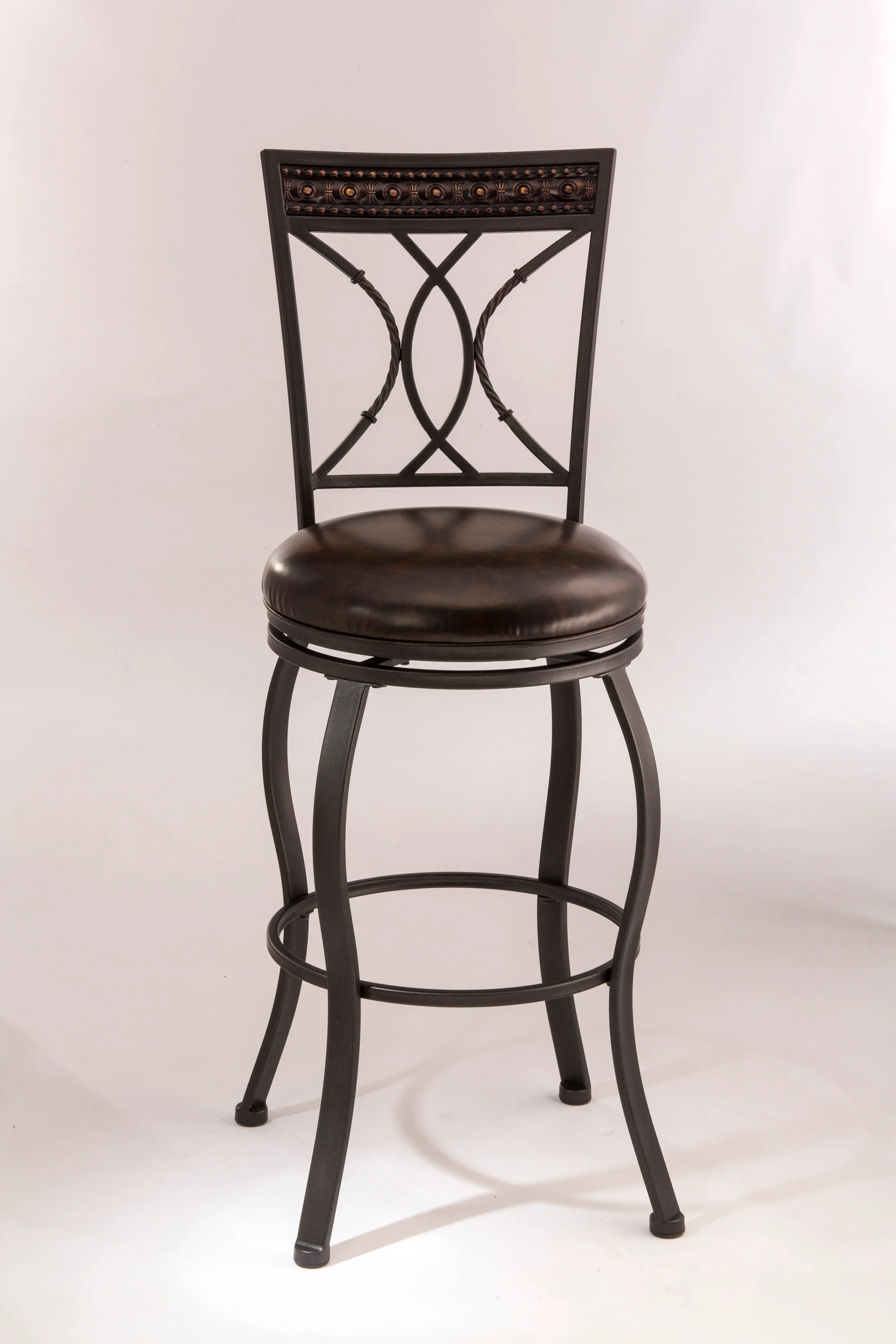 Hillsdale Bar Stools 5670826 Metal Swivel Counter Height Stool Dunk
